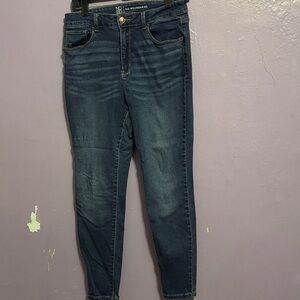 No Boundaries Dark Blue Ankle Jeans